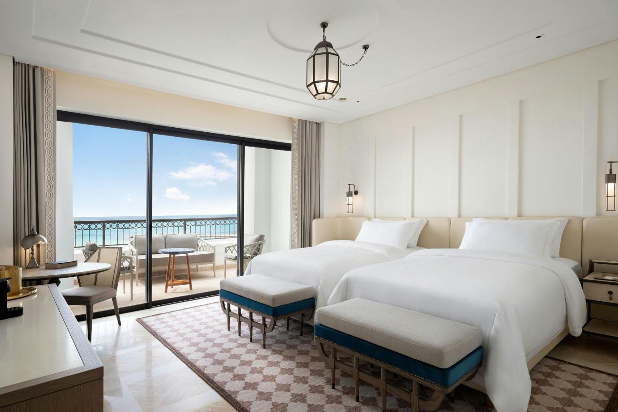 Chambre Lits Jumeaux de Luxe avec Terrasse - Côté Mer
